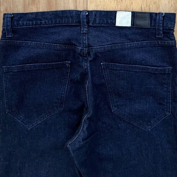 ANALOG MEDIAN JEANS MEN’S sz 33W 33L Regular Fit Dark Wash Straight Leg - Picture 5 of 12